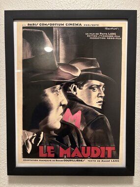 M (1931) Framed 8.5x11 Inch Art Print